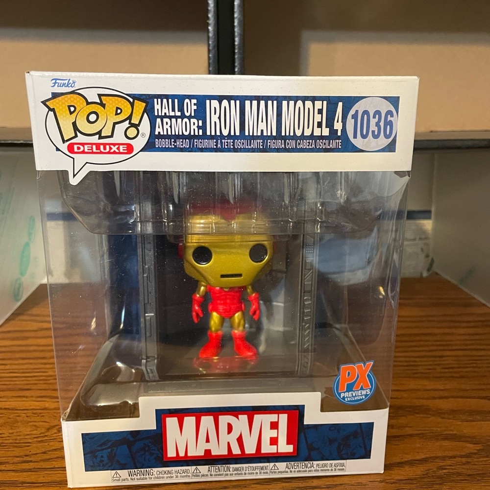 Funko Pop Marvel Iron Man Hall of Armor: Model 4.